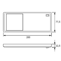 2er-Set LED Leuchte PINTO