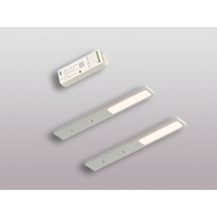 2er-Set LED Leuchte PITA VC Edelstahl-Optik