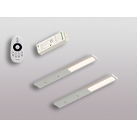 2er-Set LED Leuchte PITA VC Edelstahl-Optik