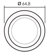 3er-Set LED-Aufbauleuchte CHIP 58
