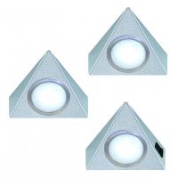 3er-Set LED Dreieckleuchte PICCOLO SUN