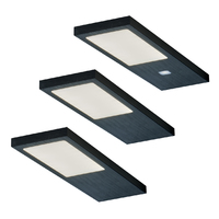 3er-Set LED Leuchte GAMMA NOIR