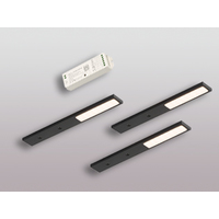 3er-Set LED Leuchte PITA VC schwarz