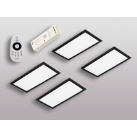 4er-Set LED Leuchte BASSO VC schwarz