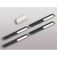 4er-Set LED Leuchte PITA VC schwarz