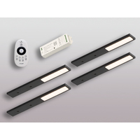 4er-Set LED Leuchte PITA VC schwarz