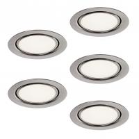 5er-Set LED-Einbaustrahler BOBBY 2.0 (3000 K)