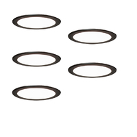 5er-Set LED-Einbaustrahler MOONLIGHT