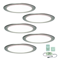 5er-Set LED-Einbaustrahler MOONLIGHT EMOTION