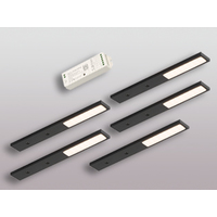 5er-Set LED Leuchte PITA VC schwarz
