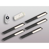 5er-Set LED Leuchte PITA VC schwarz
