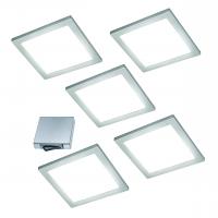 5er-Set LED Panel-Leuchte RIA-M