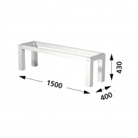 Aluments/Bankgestell BG 120 (Anthrazit)