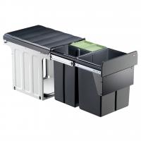 Einbau-Abfallsammler Profiline BIO-TRIO 40 BM