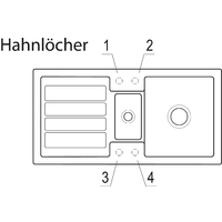 Einbauspüle FLAVIA 60 (Almond)