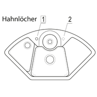 Einbauspüle SOLO Eck (Stone White)