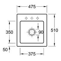 Einbauspüle SUBWAY 45 XS (Chromit glänzend)