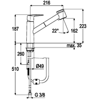 Einhandmischer ALPHA 300-3