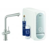 GROHE Blue Home L-Auslauf (Edelstahl-Finish)