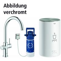 GROHE Red II Duo Armatur C-Auslauf (Edelst.-Fin.)