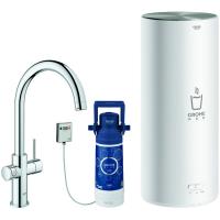 GROHE Red II Duo Armatur C-Auslauf (verchromt)