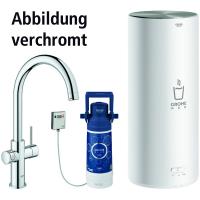 GROHE Red II Duo Armatur C-Auslauf (Edelst.-Finish