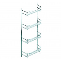 Gewürzbord für 4 x 3 Dosen (Verchromt)