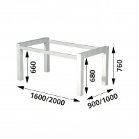 Aluments/Tischgestell TG 20 (Anthrazit)