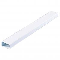 Vierkantrohr ohne Muffe (Weiß / 100 standard)